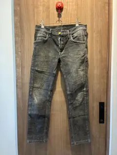 Leeブラックコーデュロイパンツ