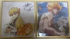 鬼滅の刃【我妻善逸】ufotable webshopくじアクリル色紙セット - メルカリ
