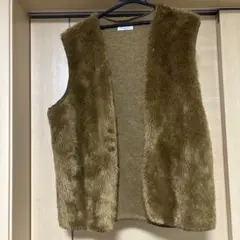 フリース ダウンベスト