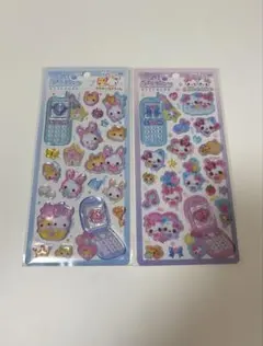 正規品　平成はっぴーフォン　ステッカー　2点セット