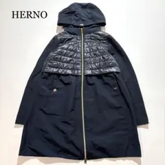 【美品】HERNO マウンテンパーカー ダウン ドッキング GC0007G 紺