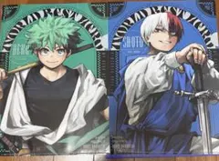 ヒロアカ　クリアファイルセット 最強ジャンプ　ショート　轟焦凍　緑谷出久　デク