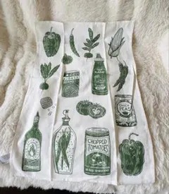 ZARA HOME キッチンタオル 2枚セット 野菜柄のサムネイル
