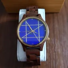 NOZ 腕時計　ラピスラズリ ウォールナット　クォーツモデル　42mm 9月27日まで NOZ ラピスラズリ 42mm 腕時計 - メルカリ