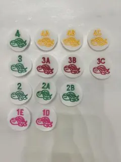 NSIスイミングスクール　レベルワッペン