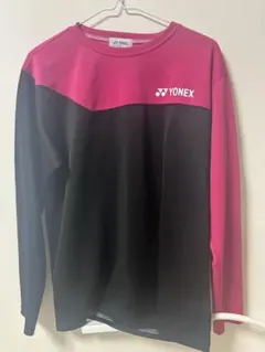 YONEX 長袖 Tシャツ ピンク ブラック