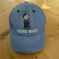 ラウンドハウス　Roundhouse　 キャラクター刺繍 ベースボールキャップ