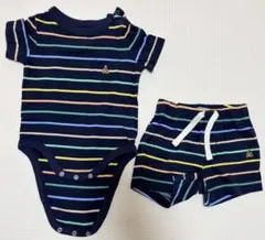 【✨超美品✨】Gap ベビー ロンパース ショートパンツ セット 60cmのサムネイル