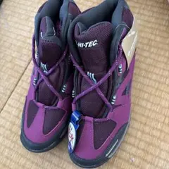 하이텍 퍼플 트레킹화 23cm