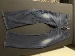 エドウィン/EDWIN XV-FUNCTION 3D立体裁断ダメージデニムパンツ