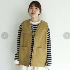 par ici コットンナイロンウェザーEDODAKI オーバーベスト