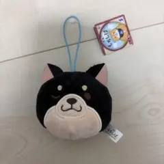 忠犬もちしば フェイスマスコット 黒柴