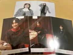 櫻坂46 松田里奈 生写真 冬服 UB構文 MV衣装 赤衣装 5枚セット