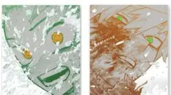 僕のヒーローアカデミア　ヒロアカ 原画展 A2アートポスター　爆豪勝己　緑谷出久