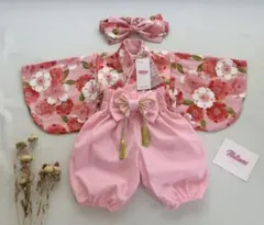 No.Ha01｜ハンドメイドベビー袴女の子ひな祭りお食い初め100日祝い初節句