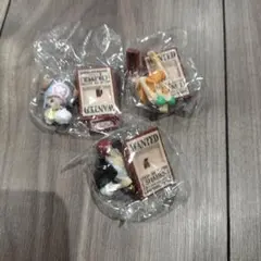 チョコサプ　ワンピース WANTED フィギュア 3種セットのサムネイル