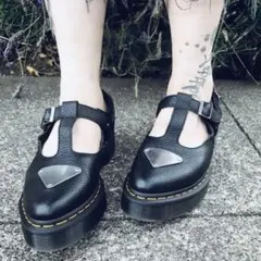 Dr. Martens CAMMEY メリージェーン 安全ピン UK4 - メルカリ