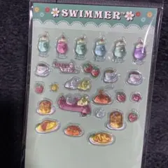 に*ょ様 【正規品】SWIMMER カフェ 立体シール