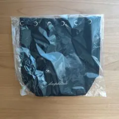Amplitude オリジナル巾着 ポーチ ブラック