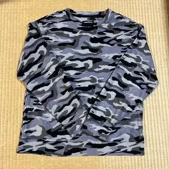 カモフラージュ　長袖スウェット
