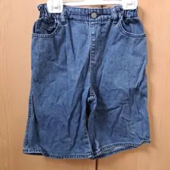GUデニムハーフパンツ