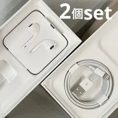 iPhone 純正品 Lightningケーブル イヤフォン 純正品