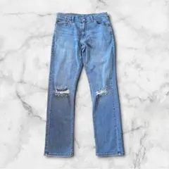 リーバイス 511 スリム ダメージデニム ジーンズ W33 L32 ストレッチ