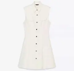【ZARA】クレープミニワンピース