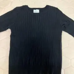 ROPÉ PICNIC organic リブニット ブラック 38