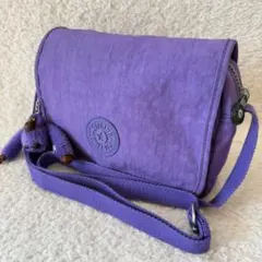 KIPLING ショルダーバッグ パープル 斜め掛け ナイロンのサムネイル