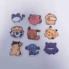 ポケモン ステッカー 9枚セット
