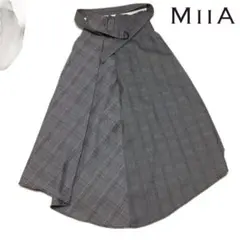 【MIIA】チェック柄ロングスカートのサムネイル