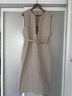 HYEON ウールリバーワンピース