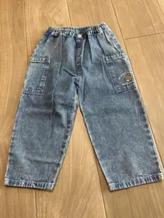 futafuta バースデイ　デニム　ブルー パンツ 100cm 美品