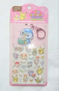 公式品ポケモンシールポケピース キャンディボンボンシール　ポッチャマ