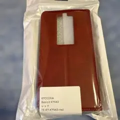 KYOCERA Basio3 KYV43 専用 手帳型ケース レッド