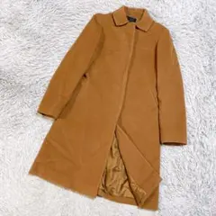 UNTITLED アンタイトル　ウール・カシミヤ　ロングコート　キャメル　9号