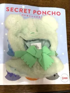 ディズニーストア ユニベアシティ シークレットポンチョ　緑