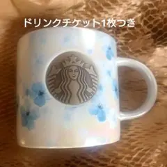E*＊様 スタバ SAKURA2026マグメダルエアリーブルー マグカップ355