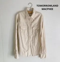 レトロ TOMORROWLAND MACPHEE マカフィー シャツ 日本製