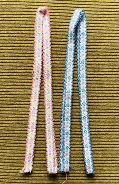 花柄 チロリアンテープ 2本セット ハンドメイド 手芸材料
