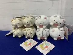 すみっコぐらし　しろくまのてづくり　うつぶせ　マスコットキーチェーン　ぬいぐるみ