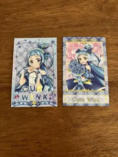 キミプリ　感謝祭　フォト風カード　ウインク