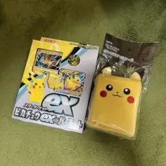 スターターセットex ピカチュウex&パーモット＆ぬいぐるみデッキケース 2点