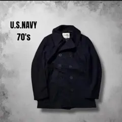70s USA製 メルトンウールコート ヴィンテージ 米軍 ミリタリー