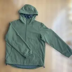 オリーブグリーン フード付きブルゾン