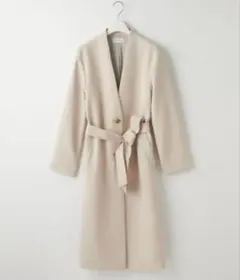 PLST ソフトダブルクロスベルテッドコート