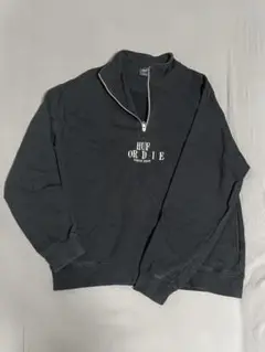 HUF ハーフジップ　スウェット