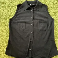 MaxMara ノースリーブ ニット ブラック S