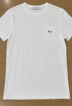 MAISON KITSUNÉ ポケットTシャツ ホワイト Mサイズ相当